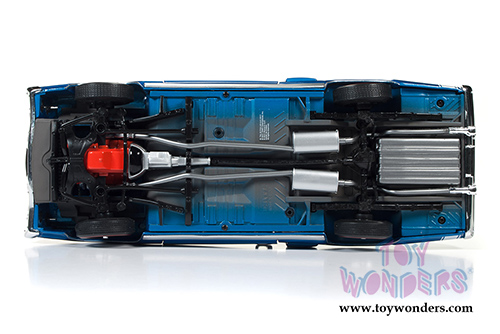 Auto World - Dodge Coronet R/T 50th Anniversary Hardtop (1969, 1/18 scale diecast model car, B5 Blue) AMM1116