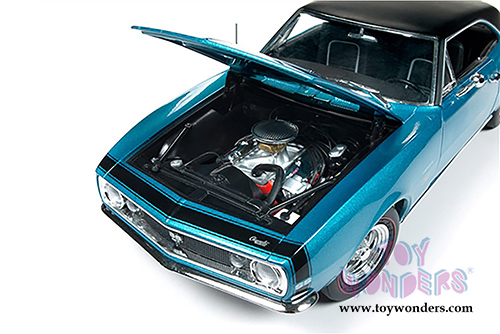 Auto World American Muscle - Baldwin Motion&reg; Camaro&reg; SS&trade; 427 Hardtop (1967, 1/18 scale diecast model car, Marina Blue) AMM1118