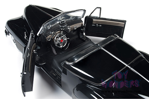Auto World American Muscle - Buick&reg; Y-Job Convertible (1938, 1/18 scale diecast model car, Black) AMM1120