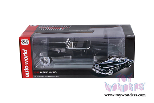 Auto World American Muscle - Buick&reg; Y-Job Convertible (1938, 1/18 scale diecast model car, Black) AMM1120