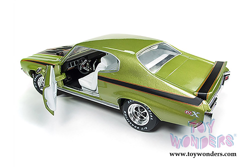 Auto World American Muscle - Hemmings Muscle Machines | 1971 Buick&reg; Skylark&trade; GSX&trade; Hardtop (1971, 1/18 scale diecast model car, Lime mist Green) AMM1121