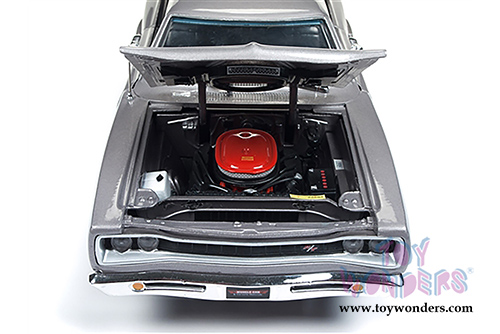 Auto World American Muscle - Dodge Coronet R/T Hardtop (1969, 1/18 scale diecast model car, Silver) AMM1141