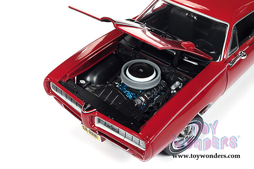 Auto World - American Muscle | Pontiac&reg; Royal Bobcat GTO&trade; Hardtop Class of '68 (1968, 1/18 scale diecast model car, Solar Red) AMM1153