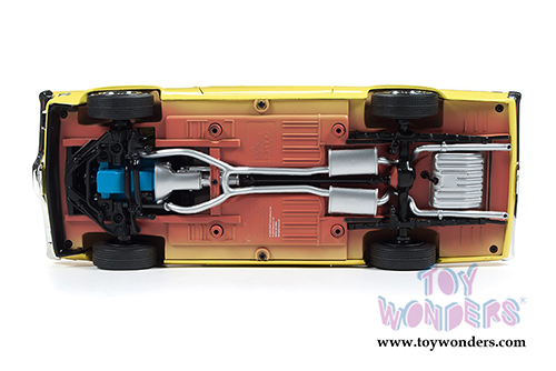 Auto World American Muscle - Hemmings Muscle Machines | Mercury Cougar Eliminator Hardtop (1970, 1/18 scale diecast model car, Competition Yellow) AMM1155