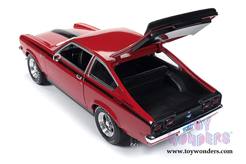 Auto World American Muscle - Chevy&reg; Vega&trade; Yenko&reg; Stinger Hardtop Muscle Car & Corvette Nationals (MCACN) (1972, 1/18 scale diecast model car, Red) AMM1156