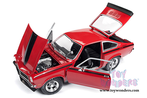 Auto World American Muscle - Chevy&reg; Vega&trade; Yenko&reg; Stinger Hardtop Muscle Car & Corvette Nationals (MCACN) (1972, 1/18 scale diecast model car, Red) AMM1156