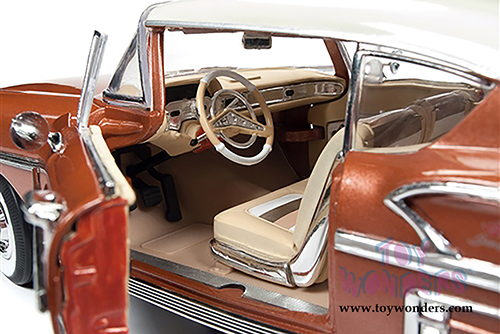 Auto World - American Muscle | Chevrolet&reg; Bel Air&reg; Impala&trade; Hardtop (1958, 1/18 scale diecast model car, Sierra Gold) AMM1164