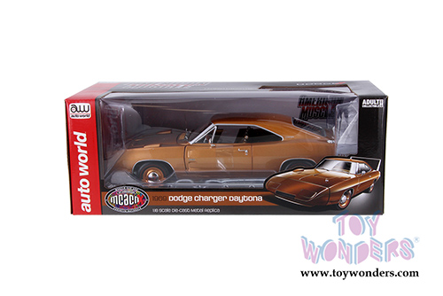 Auto World - American Muscle Dodge Charger Daytona Hardtop Muscle Car & Corvette Nationals (MCACN) (1969, 1/18 scale diecast model car, Metallic Bronze) AMM1168