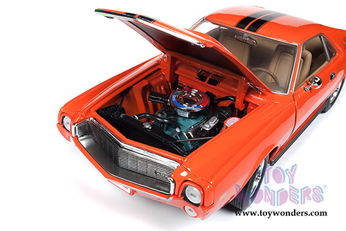 Auto World American Muscle - Hemmings Muscle Machines | AMC AMX Hardtop (1969, 1/18 scale diecast model car, Big Bad Orange) AMM1170