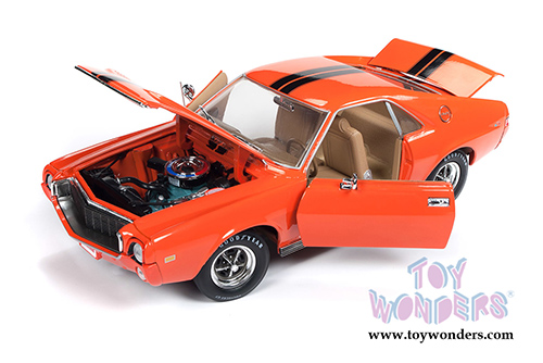 Auto World American Muscle - Hemmings Muscle Machines | AMC AMX Hardtop (1969, 1/18 scale diecast model car, Big Bad Orange) AMM1170