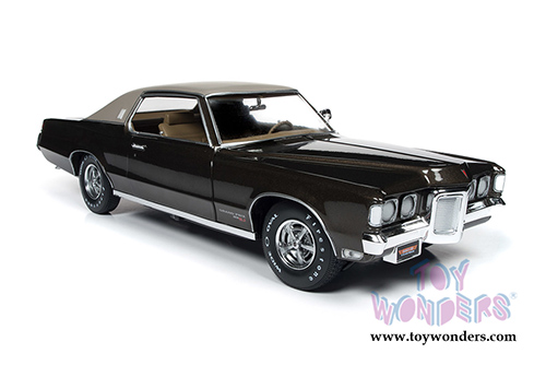 Auto World - American Muscle | Pontiac&reg; Grand Prix&trade; SJ Muscle Car & Corvette Nationals (MCACN) 10th Anniversary (1969, 1/18 scale diecast model car, Brown) AMM1175