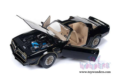 Auto World American Muscle - Hemmings Muscle Machines | Pontiac&reg; Firebird&reg; Trans Am Cover Car October 2007 (1977, 1/18 scale diecast model car, Black) AMM1177