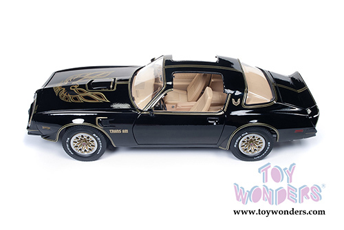 Auto World American Muscle - Hemmings Muscle Machines | Pontiac&reg; Firebird&reg; Trans Am Cover Car October 2007 (1977, 1/18 scale diecast model car, Black) AMM1177