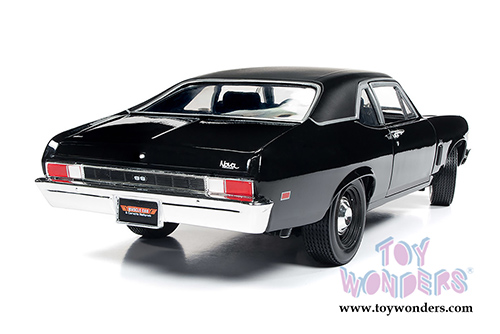 Auto World American Muscle - Yenko&reg; Chevy&reg; Nova&trade; Hardtop Muscle Car & Corvette Nationals (MCACN) 10th Anniversary (1969, 1/18 scale diecast model car, Black) AMM1178