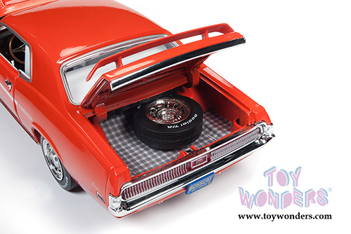 Auto World - American Muscle - Mercury Cougar Eliminator Hardtop 50th Anniversary of the Boss Engines (1969, 1/18 scale diecast model car, Competition Orange) AMM1183