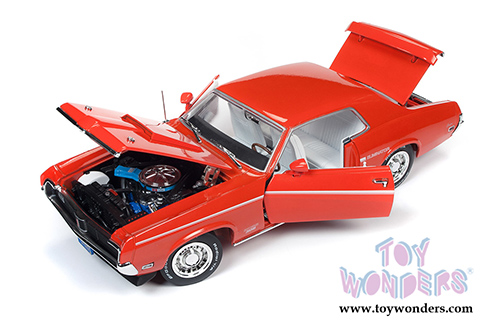 Auto World - American Muscle - Mercury Cougar Eliminator Hardtop 50th Anniversary of the Boss Engines (1969, 1/18 scale diecast model car, Competition Orange) AMM1183
