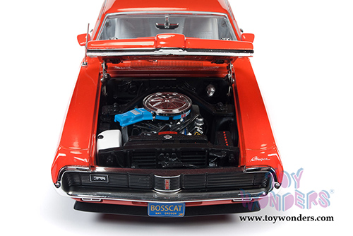 Auto World - American Muscle - Mercury Cougar Eliminator Hardtop 50th Anniversary of the Boss Engines (1969, 1/18 scale diecast model car, Competition Orange) AMM1183