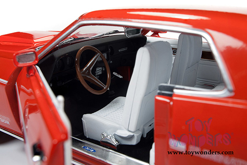 Auto World - American Muscle - Mercury Cougar Eliminator Hardtop 50th Anniversary of the Boss Engines (1969, 1/18 scale diecast model car, Competition Orange) AMM1183