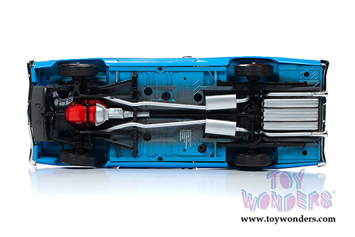 Auto World - American Muscle | Plymouth Road Runner Hardtop Class of '69 50th Anniversary (1969, 1/18 scale diecast model car, Petty Blue w/Black) AMM1184