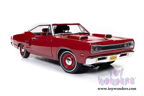 Auto World - American Muscle | Dodge Coronet Super Bee Hardtop Class of  '69 50th Anniversary (1969, 1/18 scale diecast model car, R6 Red/White) AMM1191