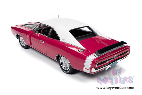 Auto World - American Muscle | Dodge Charger R/T SE 440 Class of '70 50th Anniversary (1970, 1/18 scale diecast model car, Panther Pink) AMM1215