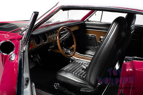 Auto World - American Muscle | Dodge Charger R/T SE 440 Class of '70 50th Anniversary (1970, 1/18 scale diecast model car, Panther Pink) AMM1215