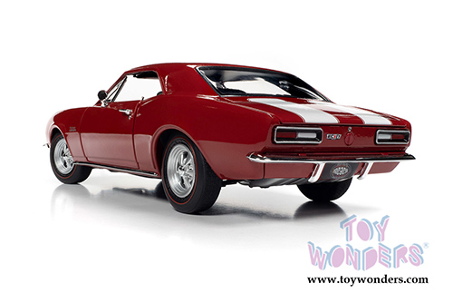 Auto World American Muscle - Nickey&reg; Chevrolet&reg; Camaro&reg; Z/28 Hardtop Muscle Car & Corvette Nationals (MCACN) (1967, 1/18 scale diecast model car, Bolero Red) AMM1228