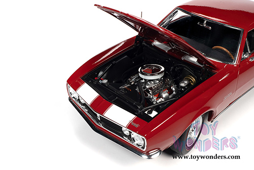 Auto World American Muscle - Nickey&reg; Chevrolet&reg; Camaro&reg; Z/28 Hardtop Muscle Car & Corvette Nationals (MCACN) (1967, 1/18 scale diecast model car, Bolero Red) AMM1228