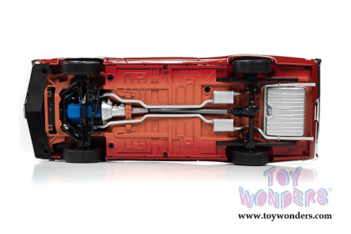 Auto World American Muscle - Ford Torino Cobra Class of '70 50th Anniversary (1970, 1/18 scale diecast model car, Candy Apple Red/Black) AMM1234