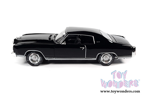 Auto World - American Muscle | Chevrolet&reg; Monte Carlo SS 454 Hardtop Class of '70 50th Anniversary (1970, 1/18 scale diecast model car, Tuxedo Black) AMM1237