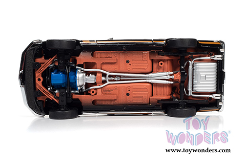 Auto World - American Muscle 30th Anniversary | Ford Mustang Boss 429 Fastback Hardtop (1969, 1/18 scale diecast model car, Raven Black/Gold) AMM1251