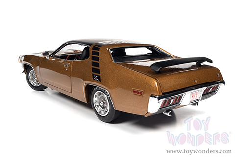 Auto World - American Muscle 30th Anniversary | Plymouth Road Runner Hardtop Class of '71 (1971, 1/18 scale diecast model car, GY8 Gold Leaf Metallic) AMM1258