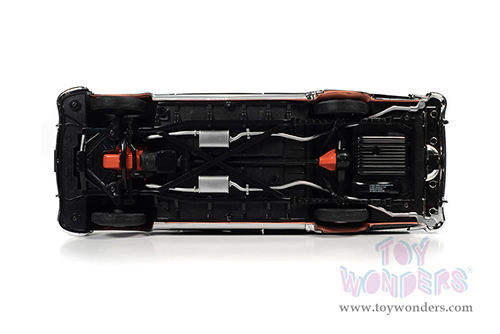 Auto World - Ford Fairlane Sunliner Convertible Soft Top Muscle Car & Corvette Nationals (MCACN) (1956, 1/18 scale diecast model car, Sunset Coral and Raven Black) AMM1270 MAP: $115.99