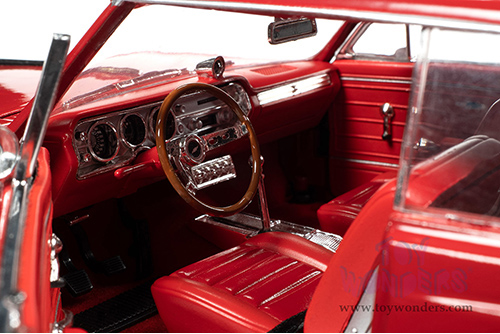 Auto World American Muscle - Chevrolet® Chevelle SS Z16  Muscle Car & Corvette Nationals (MCACN) (1965, 1/18 scale diecast model car, Regal Red) AMM1272