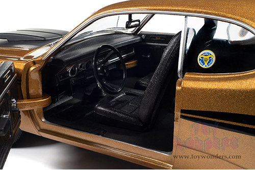 Auto World - American Muscle | Dodge Demon GSS Supercharged (Mr Norms) (1972, 1/18 scale diecast model car, GY8 Gold/Black) AMM1294 MAP: $99.99