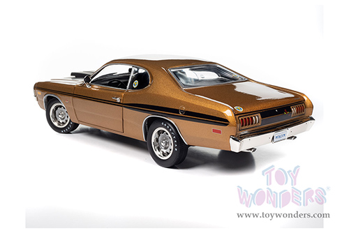Auto World - American Muscle | Dodge Demon GSS Supercharged (Mr Norms) (1972, 1/18 scale diecast model car, GY8 Gold/Black) AMM1294 MAP: $99.99