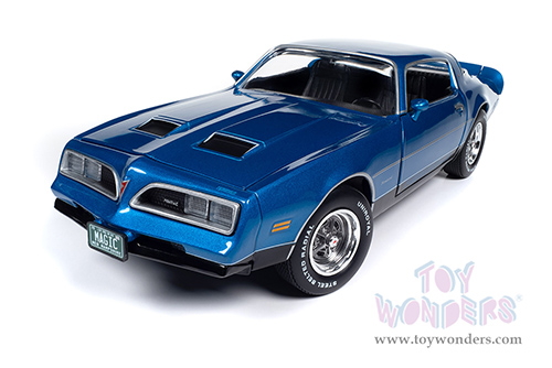 Auto World - American Muscle | Pontiac® Firebird® Formula (1978, 1/18 scale diecast model car, Martinique Blue) AMM1331 MAP: $99.99