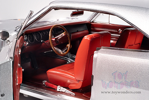 Auto World - American Muscle Dodge Charger R/T Hardtop Muscle Car & Corvette Nationals (MCACN) (1968, 1/18 scale diecast model car, Silver) AMM1344 MAP: $104.99