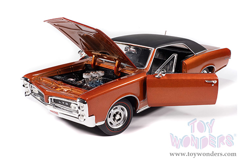 Auto World - Hemmings Muscle Machines | Pontiac® GTO™ Magazine Cover Car (July 2024) (1966, 1/18 scale diecast model car, Copper Blaze) AMM1346 MAP: $104.99