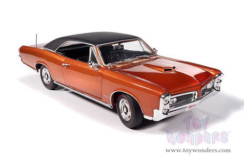 Auto World - Hemmings Muscle Machines | Pontiac® GTO™ Magazine Cover Car (July 2024) (1966, 1/18 scale diecast model car, Copper Blaze) AMM1346 MAP: $104.99