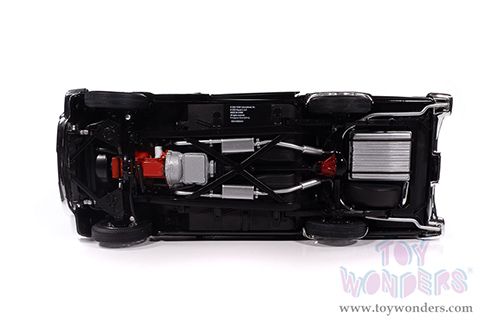 Auto World American Muscle - Ford Thunderbird Convertible w/ Removable Top (1957, 1/18 scale diecast model car, Raven Black/Colonial White) AMM1349 MAP: $104.99