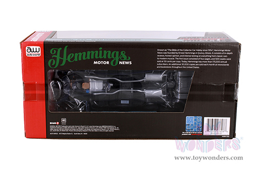 Auto World - Hemmings Motor News | Oldsmobile® 442™ W30 Holiday Coupe Magazine Cover Car (July 2023) (1968, 1/18 scale diecast model car, Teal Frost) AMM1350 MAP: $104.99