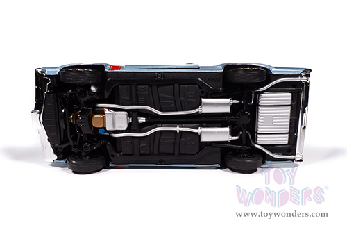 Auto World - Hemmings Motor News | Oldsmobile® 442™ W30 Holiday Coupe Magazine Cover Car (July 2023) (1968, 1/18 scale diecast model car, Teal Frost) AMM1350 MAP: $104.99