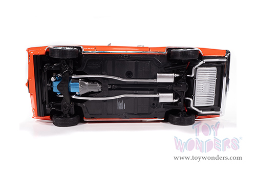 Auto World American Muscle - Pontiac® GTO™ Judge™ "Mecum Auctions" (1969, 1/18 scale diecast model car, Carousel Red/Black top) AMM1351 MAP: $104.99