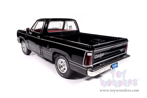 Auto World - American Muscle | Dodge Adventurer Sweptline Pickup Truck (1979, 1/18 scale diecast model car, Black) AMM1355 MAP: $104.99