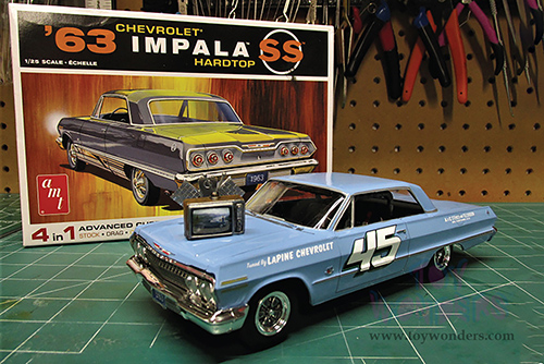 AMT - Model Kit | Chevrolet&reg; Impala SS 4-In-1 (1963, 1/25 scale Plastic model Kit) AMT1149M/12 MAP: $27.99