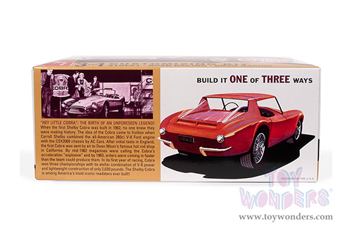 AMT - Model Kit | Shelby&reg; Cobra 289 3-In-1 (1963, 1/25 scale Plastic model Kit) AMT1319/12 MAP: $29.99