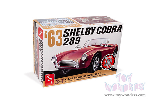 AMT - Model Kit | Shelby&reg; Cobra 289 3-In-1 (1963, 1/25 scale Plastic model Kit) AMT1319/12 MAP: $29.99