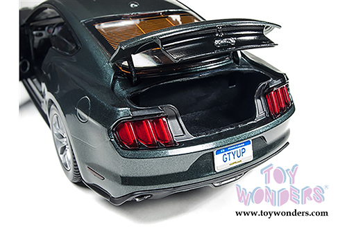 Auto World ERTL - Muscle Cars USA Ford Mustang GT Hard Top (2015, 1/18 scale diecast model car, Guard Green) AW225