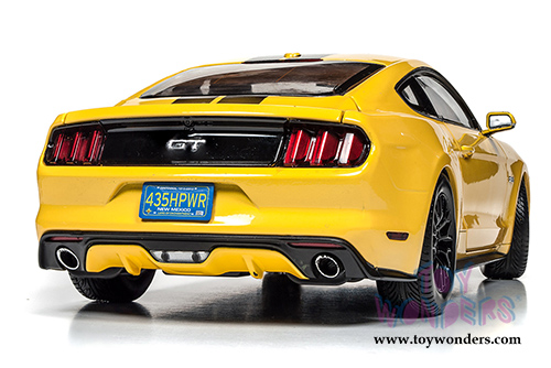 Auto World - Muscle Cars USA | Ford Mustang GT Hard Top (2016, 1/18 scale diecast model car, Yellow) AW229